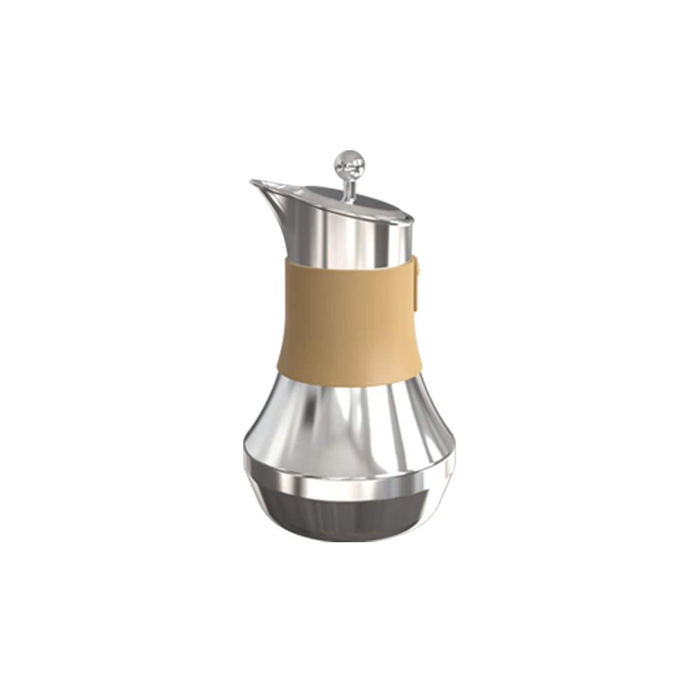 Hot Sales Capacity 601-700ml Thermos Tea Coffee Stainless Steel Double Wall Dallah Arabic Pot