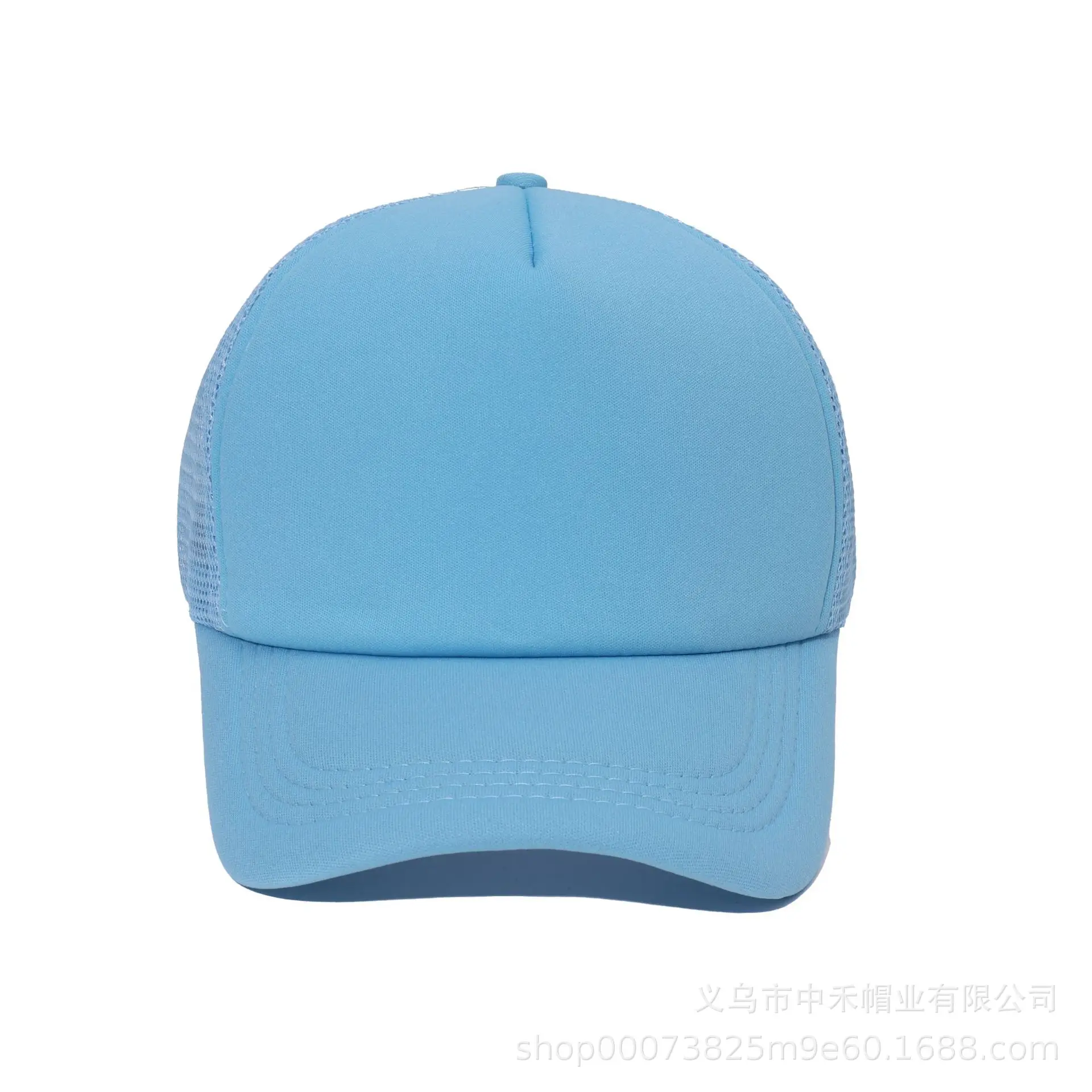 Customized sublimation logo at low price Custom 5 panel hats mesh kids children hat foam trucker cap