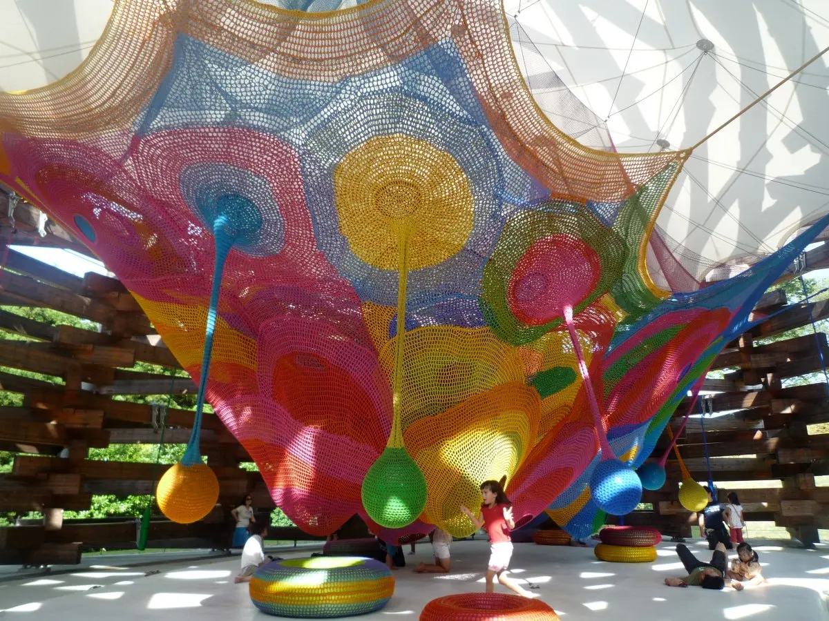 New design Nylon made children playground web playground Net for Kids outdoor play ground equipment amusement