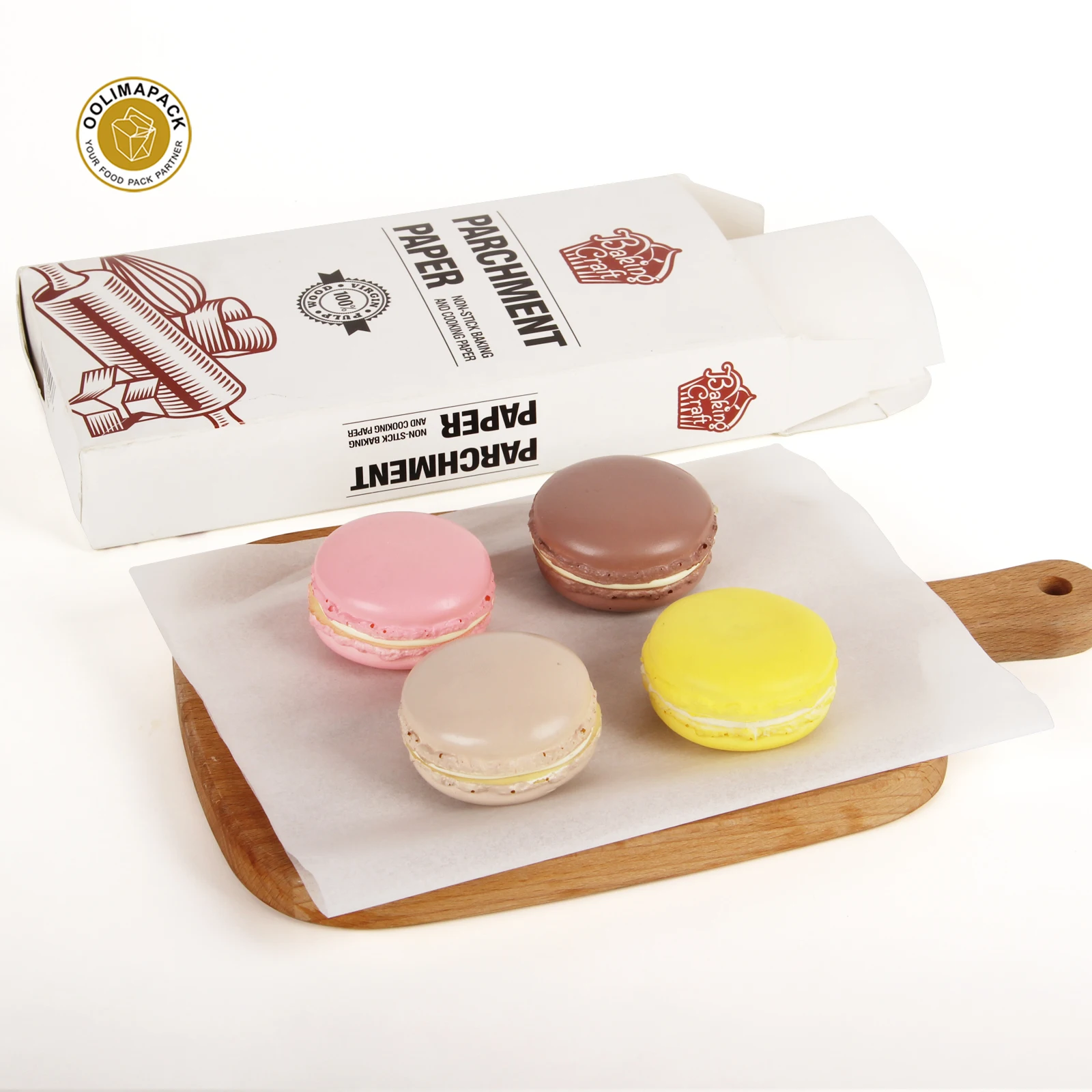 High Quality Logo Printed Paper Baking Parchment Paper