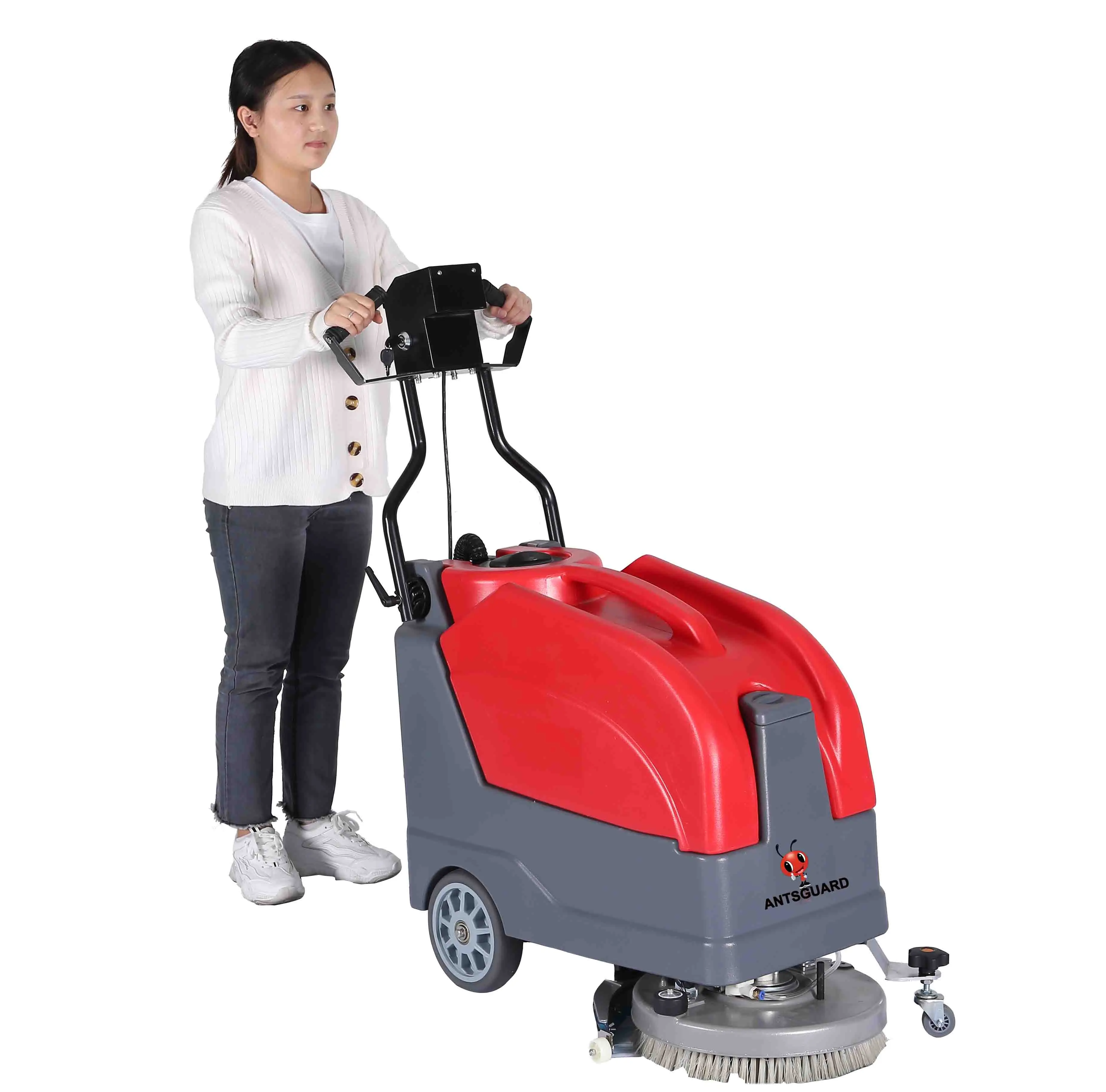 RONLON 2022 best selling industrial floor scrubbers floor cleaning equipment /mini floor scrubber/walk behind floor scrubber