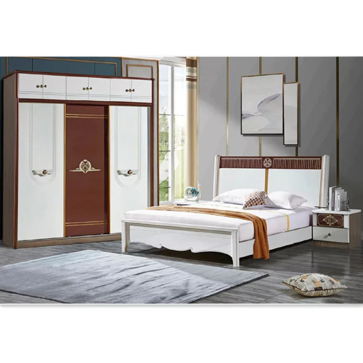 Modern White Bedroom Furniture Set Bedroom Wood Suite Sets Arabic Furniture