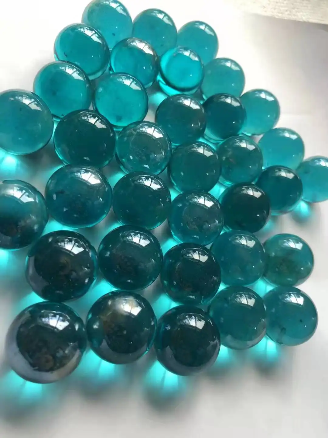 Wholesale Toy Solid Glass Ball Bottle Marble Coffee Tables Vases Floral Use Balls Glass Marbles