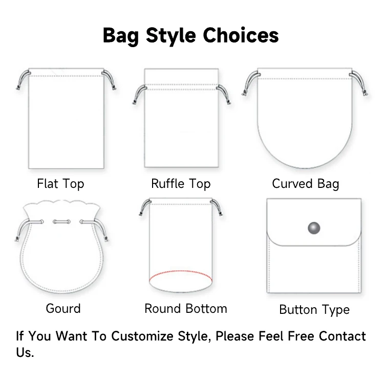 Customized Logo Printed Pink Jewelry Pouch Packaging Satin Drawstring Silk Bags