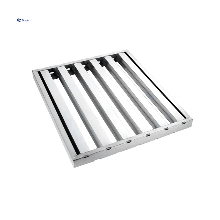Customized Wholesale Commercial Kitchen Hood Oil Filter Baffle Filter Grease Filter