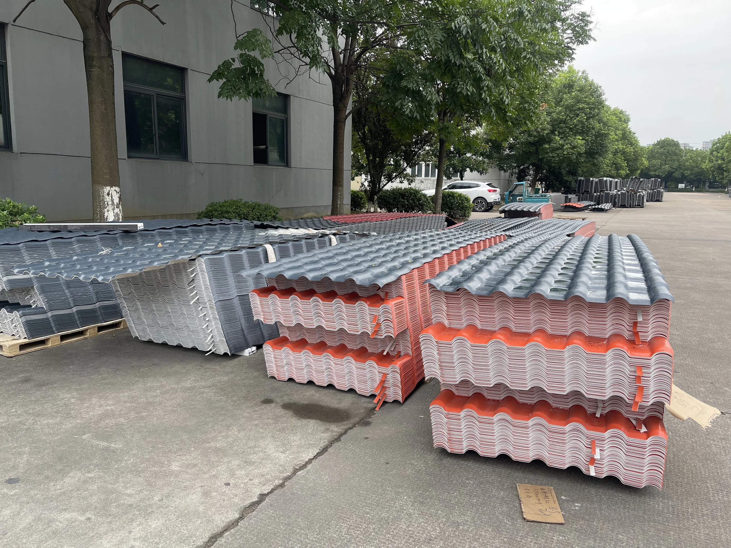 Factory glazed tile roofing sheet ASA resin roof upvc roof sheet