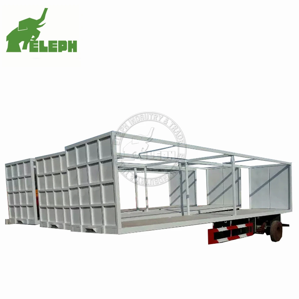 45ft curtain side trailer used skeleton semi trailer and truck trailer parts