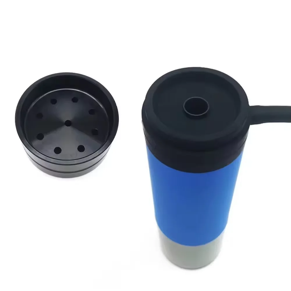 Wholesale portable Travel hookah shisha car hookah cup Portable Hookah with Led Light