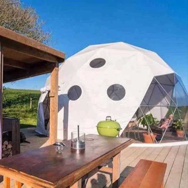 Customized Size Aluminum Alloy Party Restaurant Geodesic Dome Event Tents For Sale