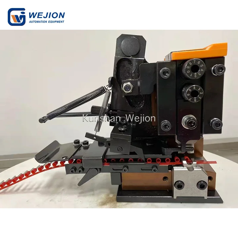 4255 TM-12 Rj45 Connector Crimping Machine, Automatic Rj45 Crimping Machine for CAT5 CAT6 UTP Cable 4-10 Pin Crimp 15KG EW
