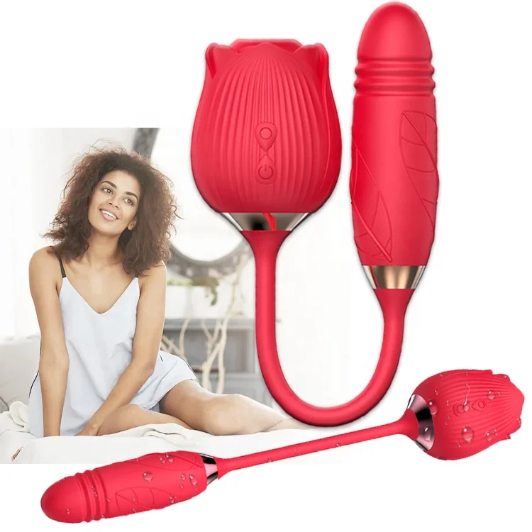 New female sex toy vagina  rose vibrator for women tongue vibrator sex vagina vibrator toys silicon dolls