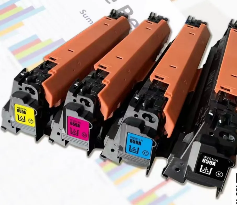 Color Toner Cartridge W2010X to W2013X, 659X toner with chip for HP Color LaserJet Enterprise M856dn M856x MFP M776dn 776z 776zs