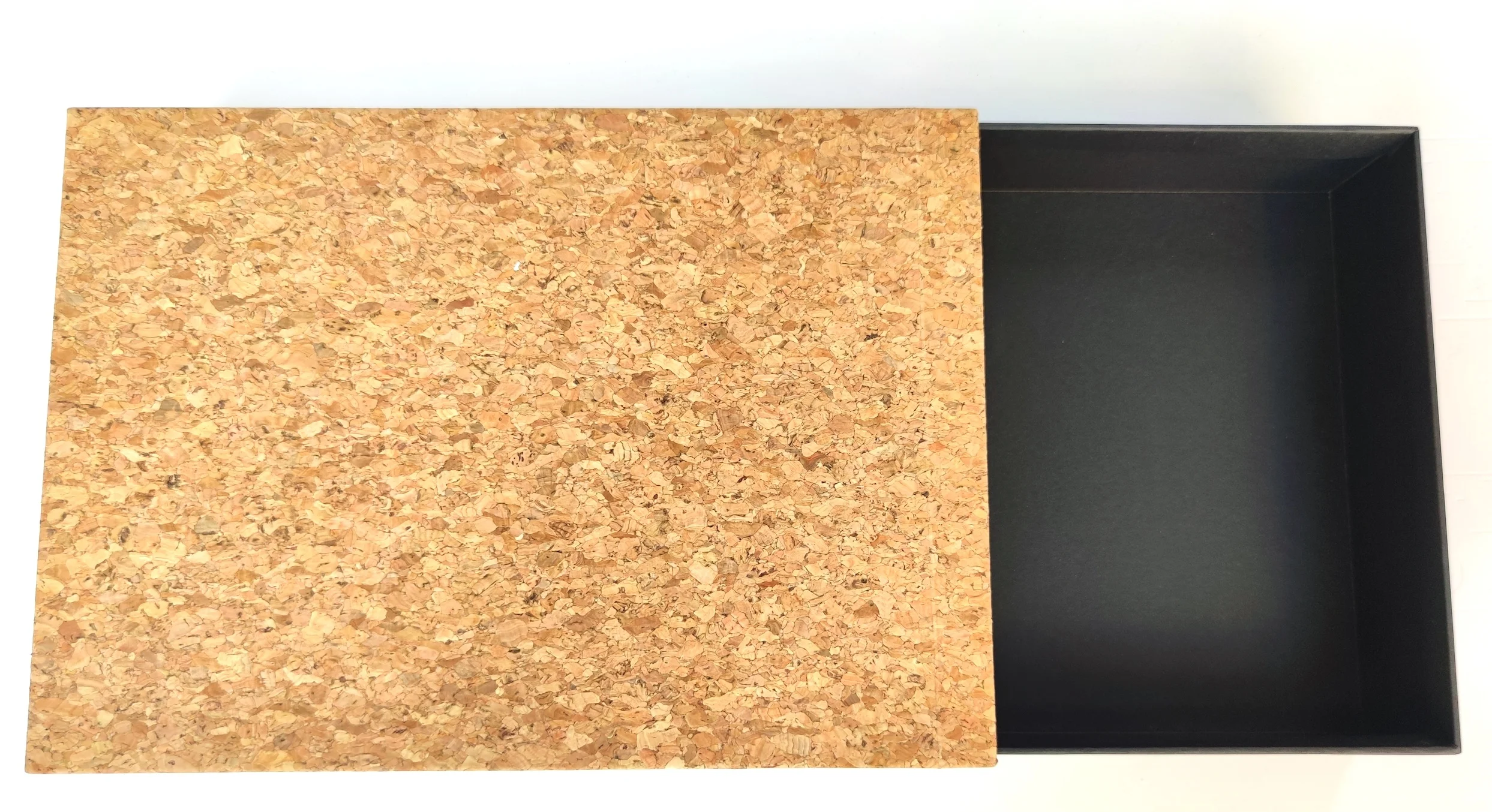 Hand made cork drawer box for gift