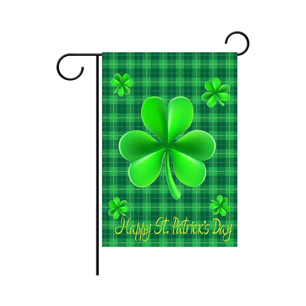 Customized 12*18inches 3 Ply Double Sided Printing Spring Garden Flag for yard decor