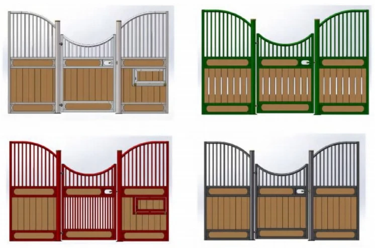 Tianyun Canada Professional European stable for hobby horses wooden bamboo 3m 3.5m 3.6m 4m portable horse stable equipment