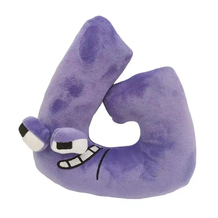 2024 Ama zon  8 Inch Alphabet ABC Plush Toy Alphabetic Letter Stuffed Animal Plush Doll Educational Toy For Kids