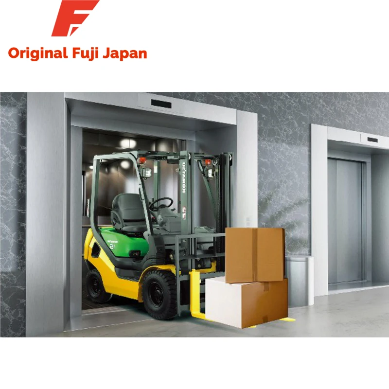 Shanghai Fuji Cargo Elevator and Freight elevator lift car handrail with cheap price
