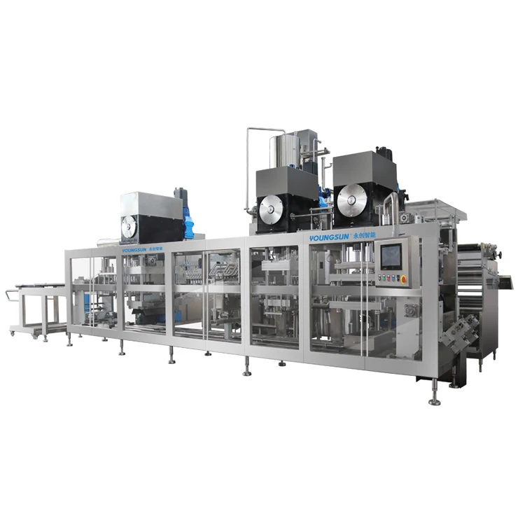Yogurt Filling Machine Automatic Plastic Cup Forming Filling and Sealing Machine