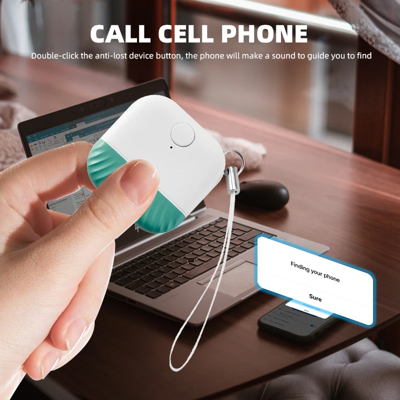 5 In 1 Advanced 90Db Wireless Smart Anti Lost Key Finder Whistle Keychain Cute Tuya Bluetooth Tracker Keys Finder And Item Locat