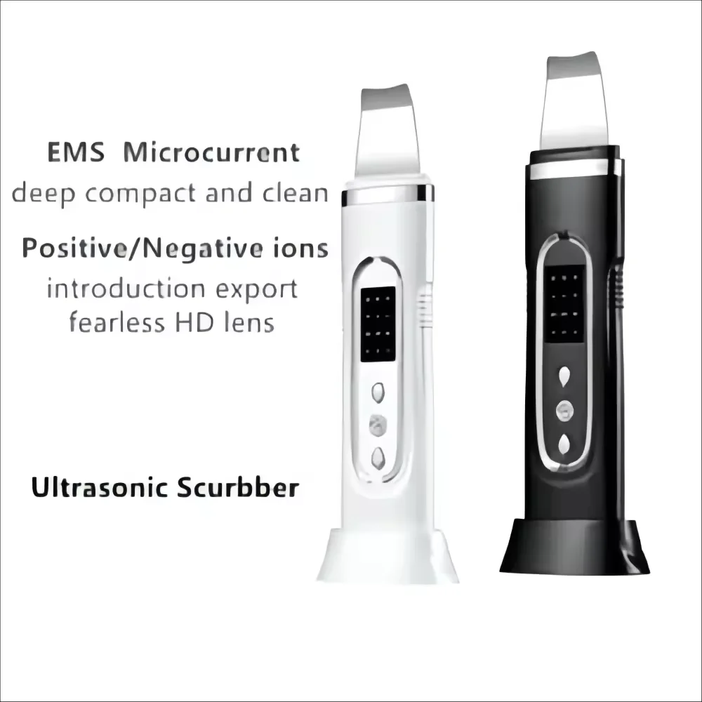 Factory Blackhead Remover Deep Cleansing Scraper LCD  Facial Skin Care Tools Face Cleaning Spatula ultrasonic skin scrubber high