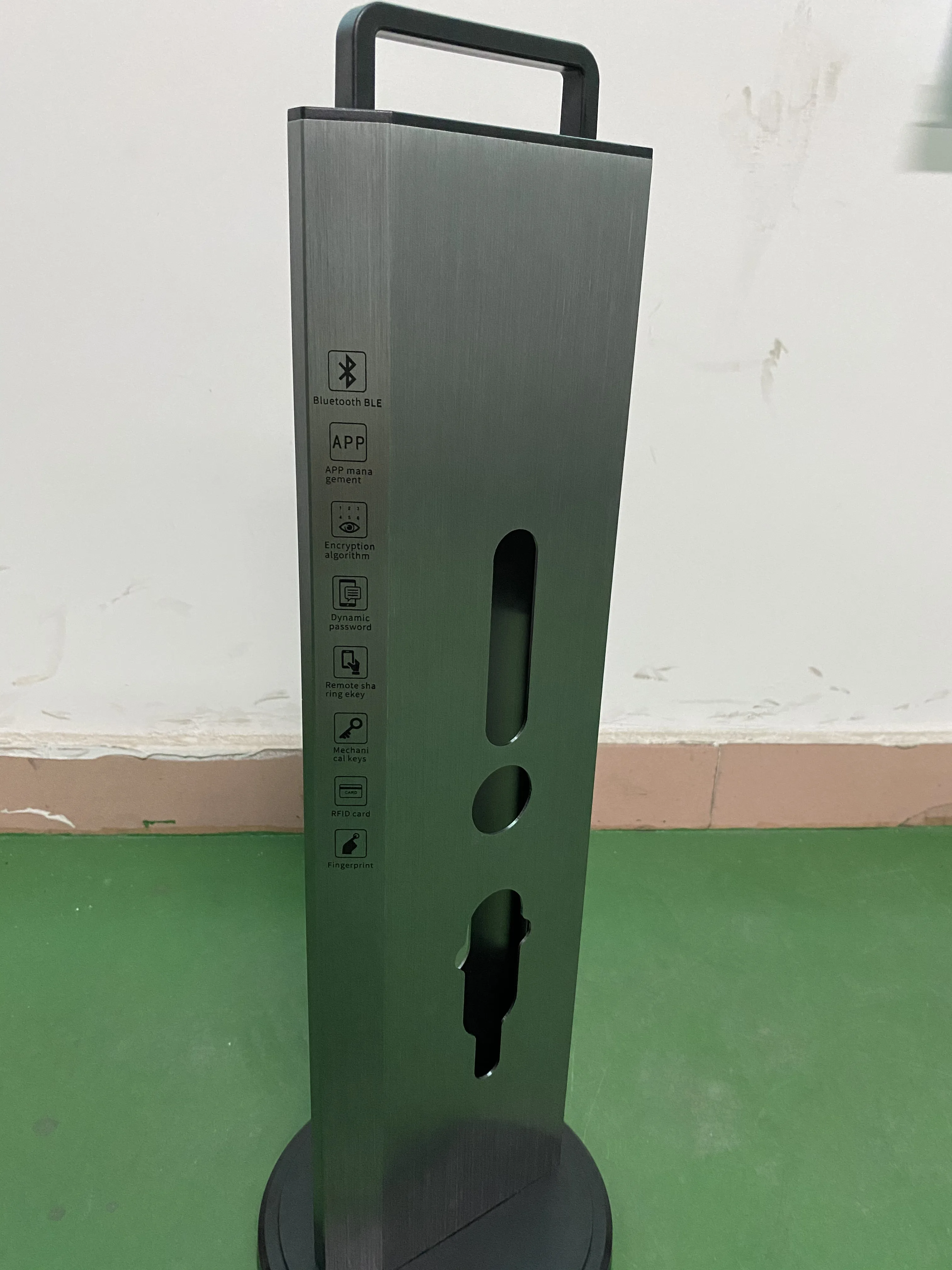 Hot Sale Smart Fingerprint Display Revolving Lock Showing Demo Stand Racks Display Stand