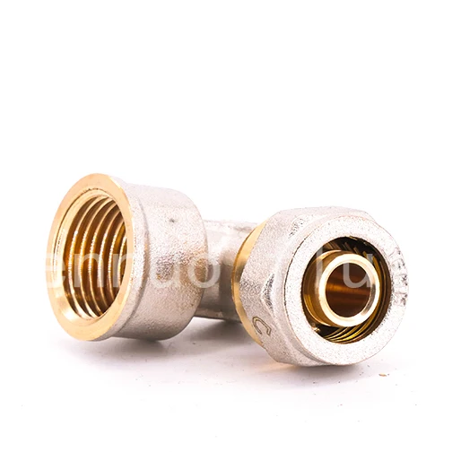 Brass Equal Male Elbow with Mobil Nut Press Fitting Hexagon Female Stainless Steel 304 Forged 16 18 20 25 26 32 Mm CW617 Brass