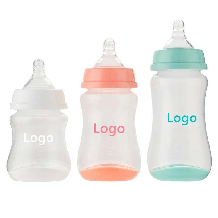 Ultra low price wholesale Bpa Free Pp/pc Baby Bottle Feeder Set 240ml Anti Colic Baby Feeding Bottle free sample