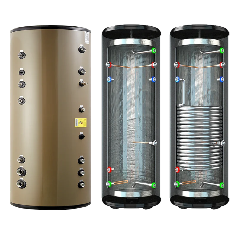 Storage water tank coil heat pump water tank for indoor and outdoor water circulation system 200/300/400/500liter