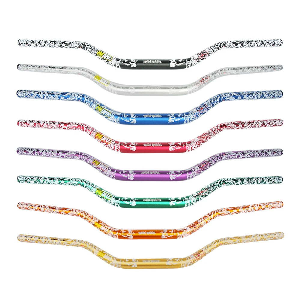 OTOM Motorcycle Universal Dirt Bike Motocross Skull Pattern 28mm Handle Bar 1 1/8 Inch HandleBar