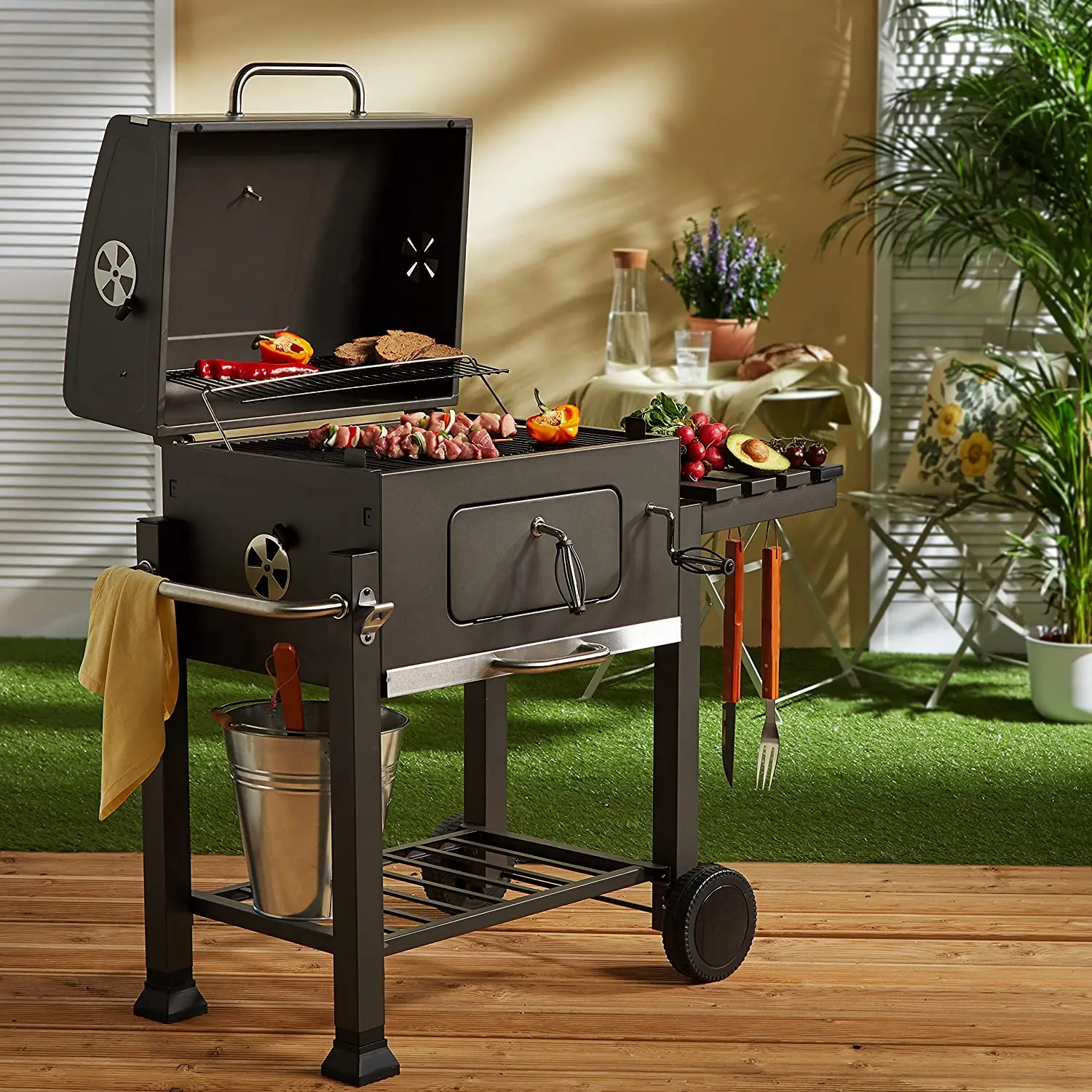 Charcoal Barbecue Outdoor BBQ Gas Grill As Seen on TV Churrasqueira Hot Sale Product Smoker Barbeque Grills
