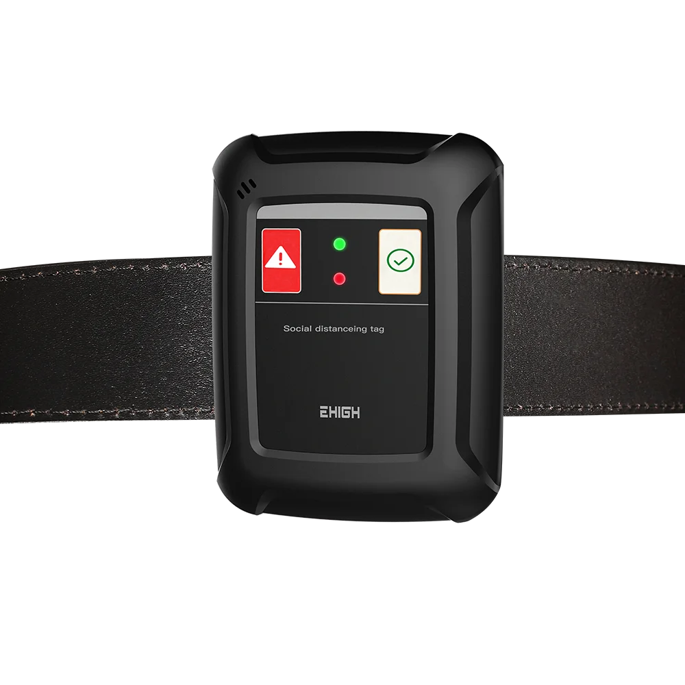 
social distancing alarm bracelet UWB portable social distancing alarm reminder device 