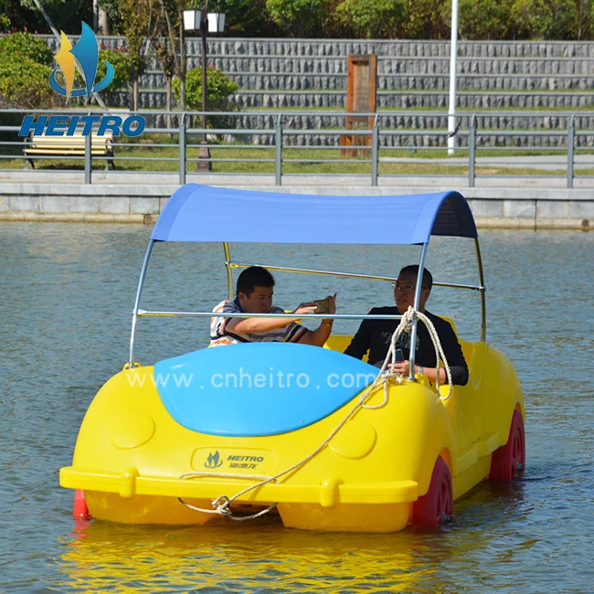 yantai manufacturer cheap water park polyethylene pedal electric boat for lake