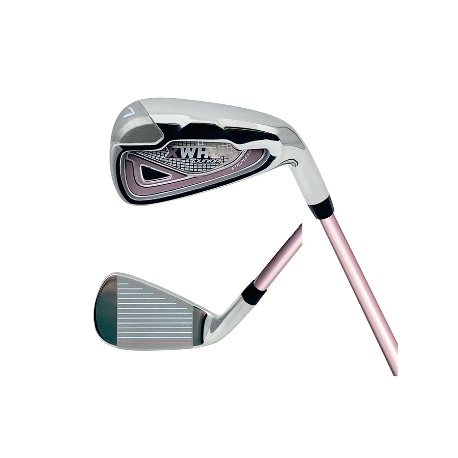 Custom Junior Girls Complete Golf Club Set Right Handed Golf Club Set for Age 5-9,10-14 Kids Customized Rubber Graphite & Steel