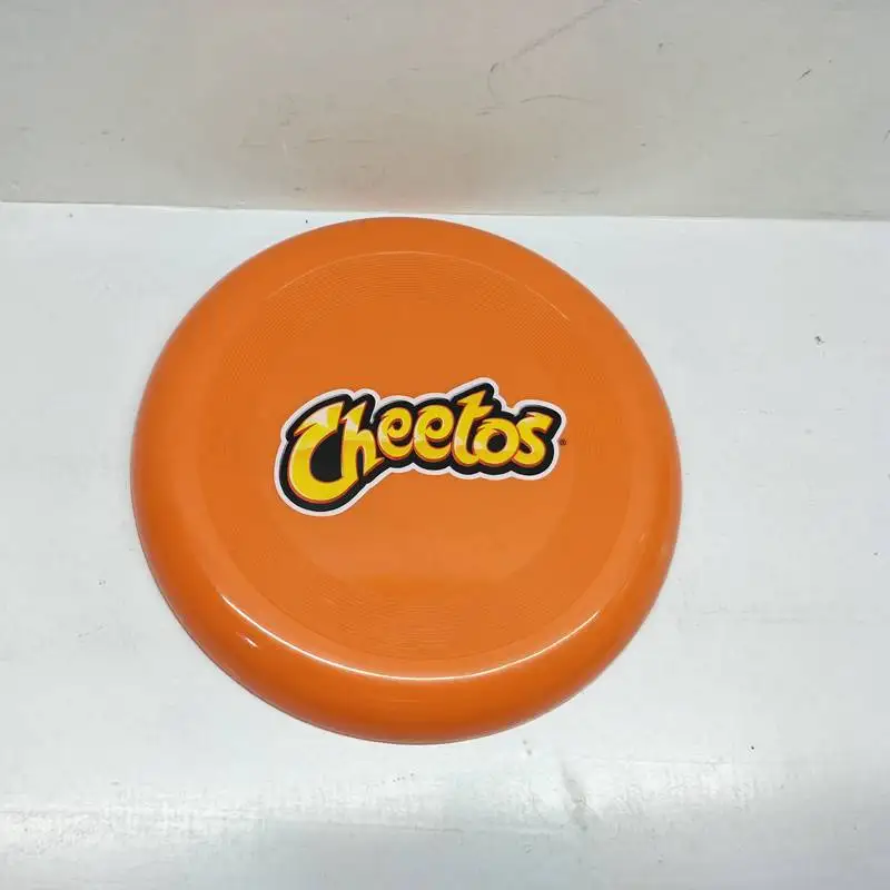 
22.5cm Wholesale custom logo plastic flying disc Dog toy 