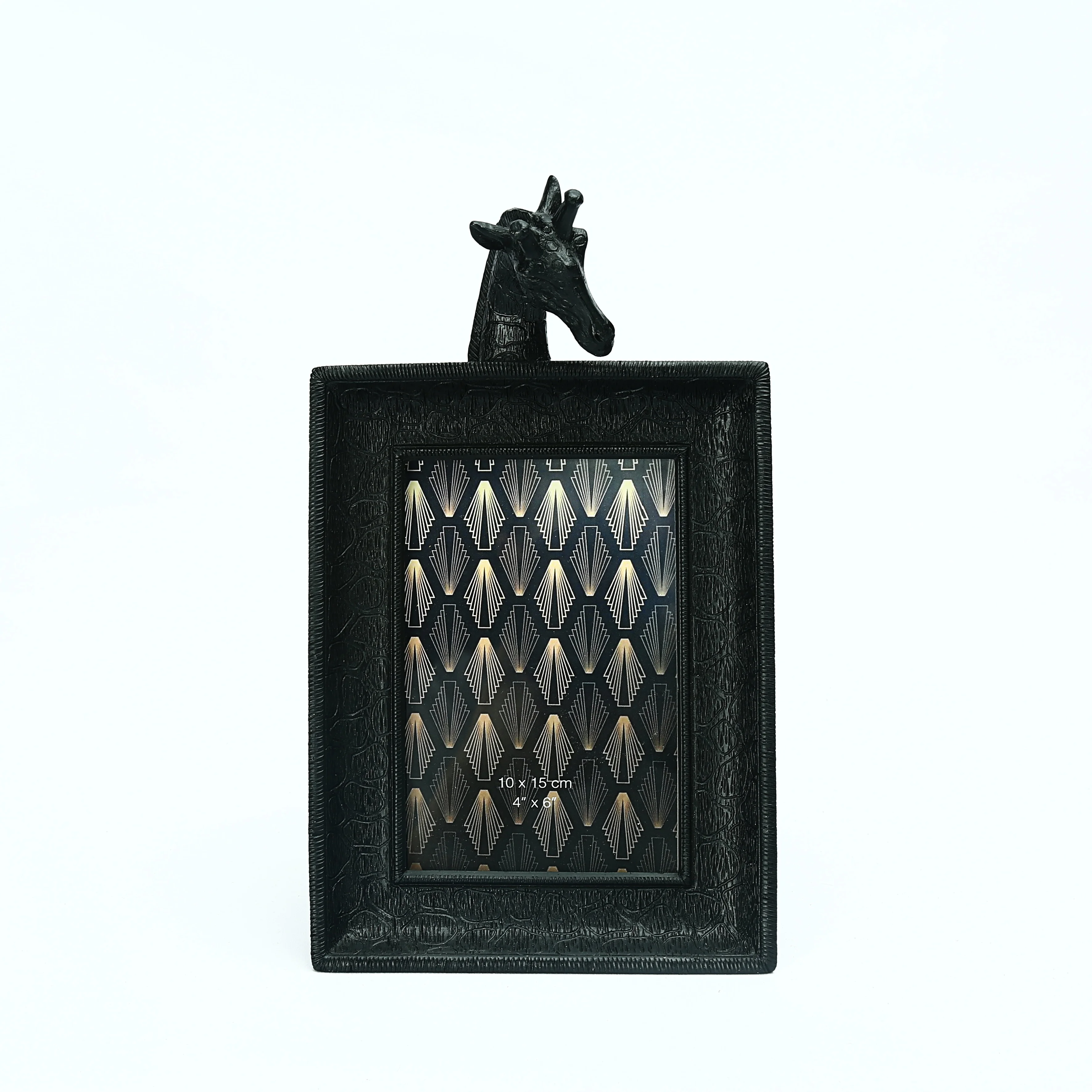 Resin Gold Giraffe Photo Frame Customized for Home Decor