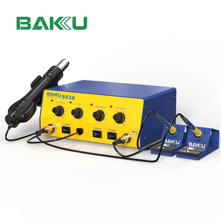 New 2 in 1 hot gun for mobile phone cheap air smd soldering ir solder blower with low price quick bga rework station automatic