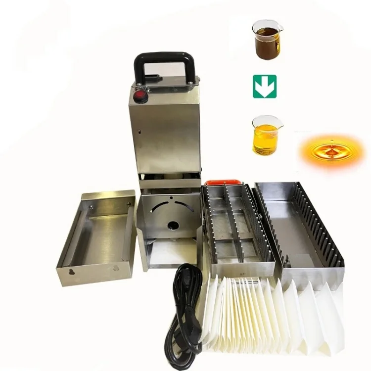 Frying Stainless Steel Olive Oil Filter Machine Centrifugal Filter Refiner Machine Restaurant Kitchen Cooking