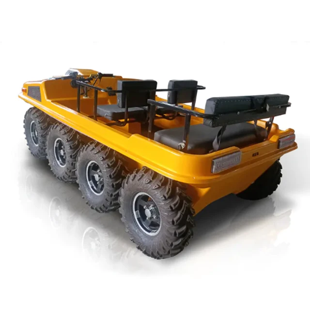 High Torque Stability 4 Stroke Amphibious Rescue 8X8 800cc ATV All Terrain Vehicle For Mountain  Swamp River