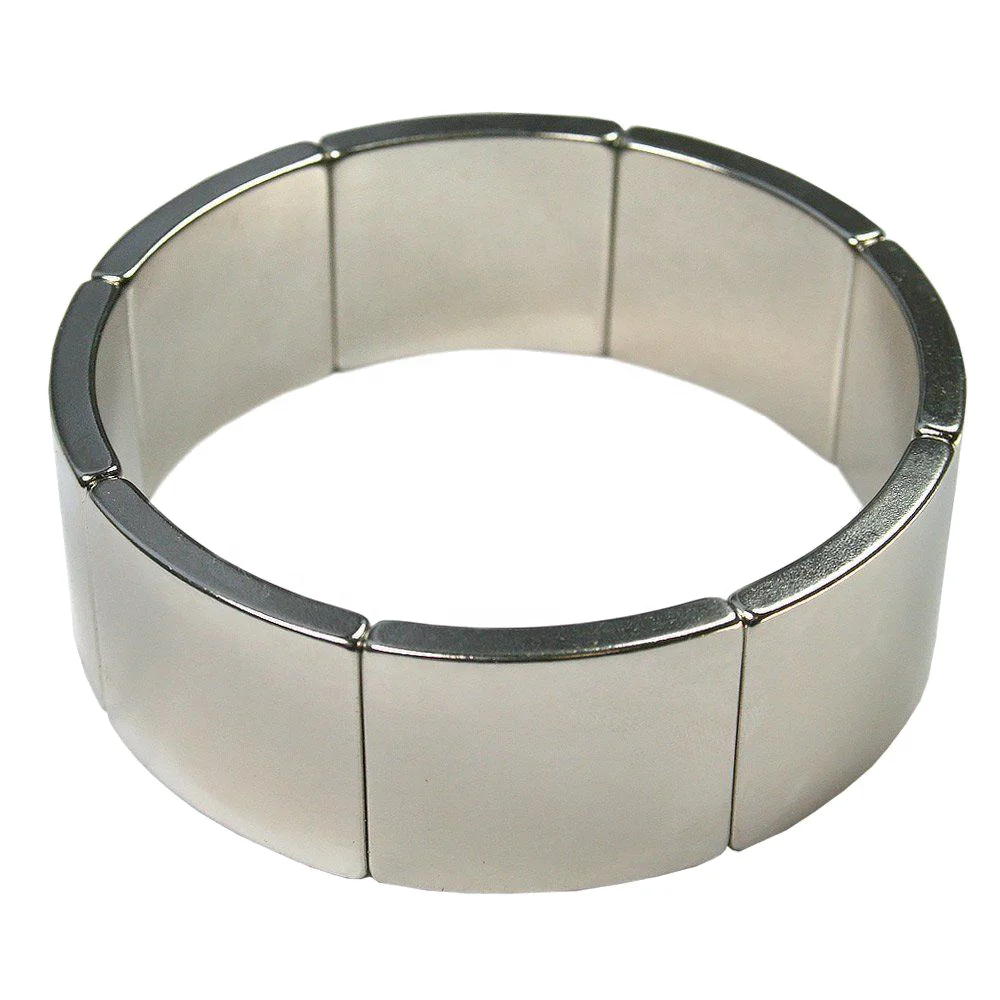 High Performance Customized Size Neodymium Arc Magnet Segment Permanent Magnet