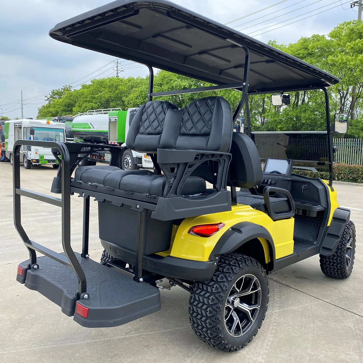 Free Shipping DDP Price 4 Wheel Drive Electric Golf Cart Lithium Battery 48 Volt Manufacturer