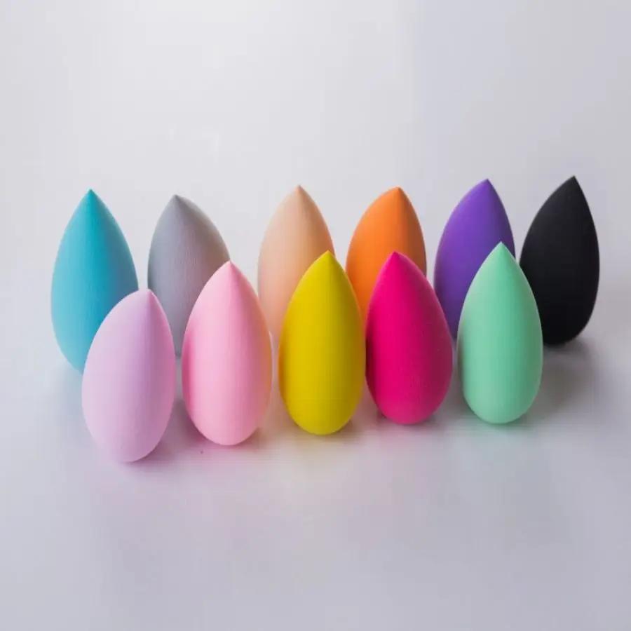 Hot Selling Custom Design Teardrop Shape Latex Free Beauty Makeup Sponge Foundation Sponge Applicator Sponges for Makeup