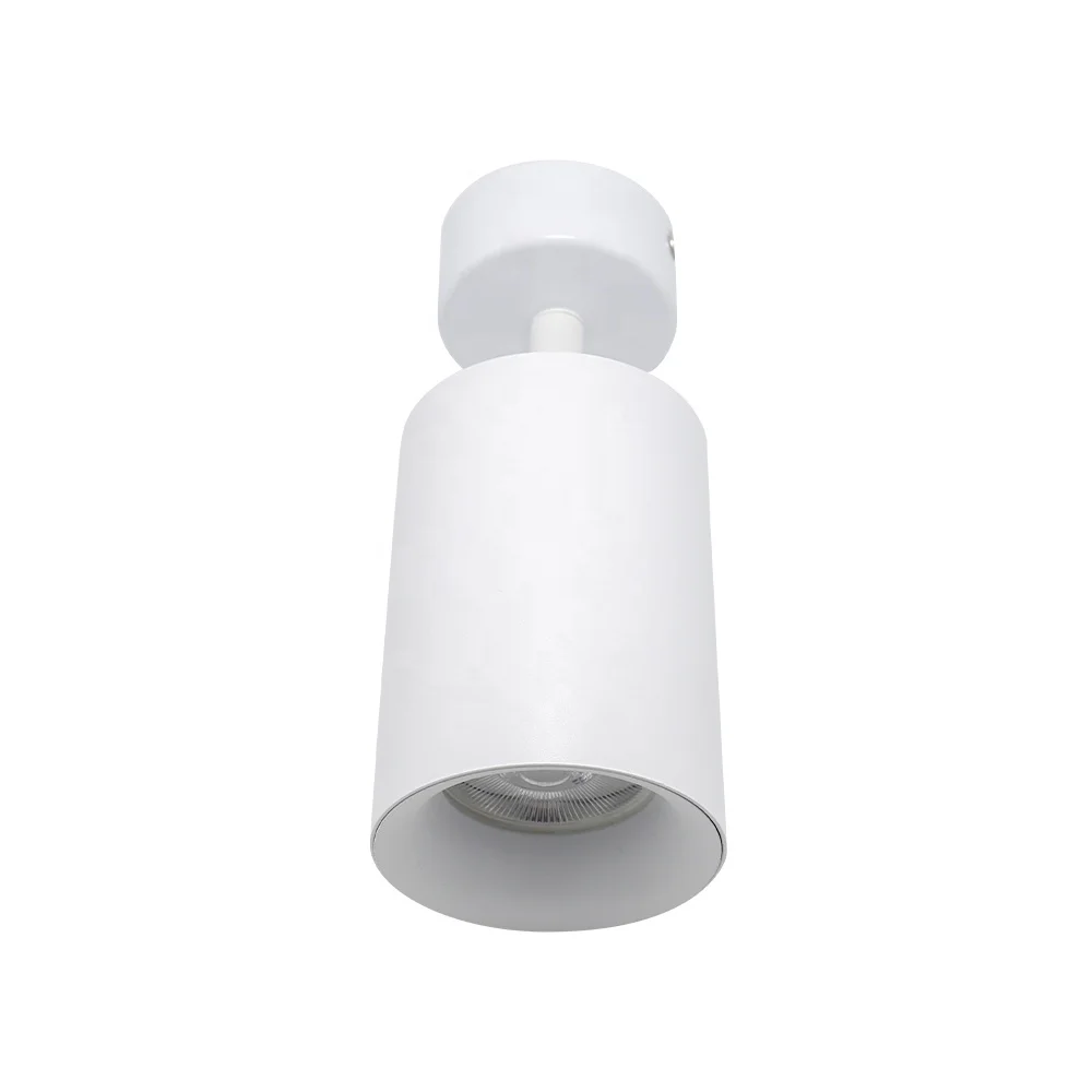 GU10 MR16 Aluminum alloy adjustable spotlights fixtures surface mounted track lights for showroom