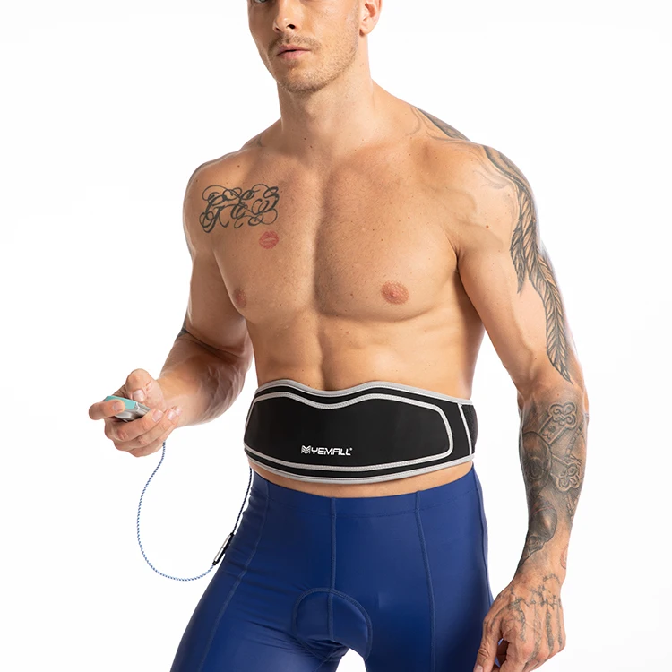 YEMALL EMS electric slimming belt abdominal muscle massage waist trainer