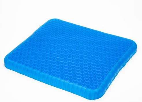 Cushion TPE Pad Relaxing Spine High Quality OEM Ergonomic Summer Cooling Therapeutic Silicone Gel Chair Car Seat Gel Cushion