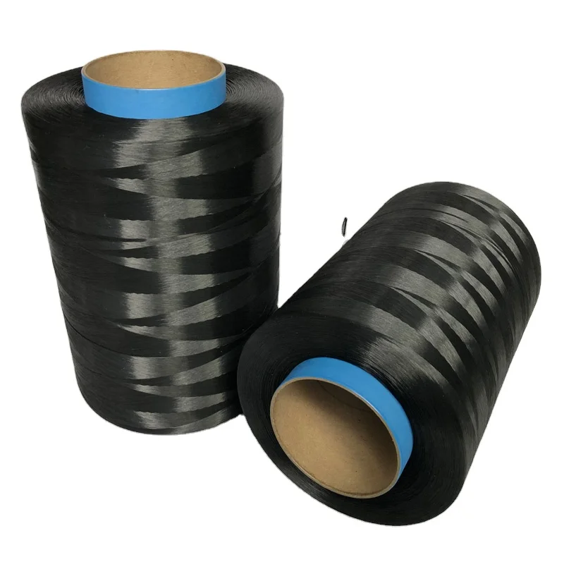 1000d Black High Strength 100% Polypropylene Filament Yarns UHMWPE Fiber UHMWPE Yarn