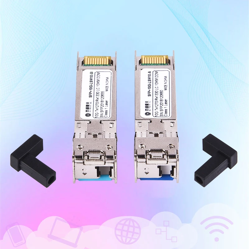 Wholesale 10Gx 1270Nm 1330Nm Transceiver Module 1270/1330 Optical Fibre Sfp Bidi 10G 10Km