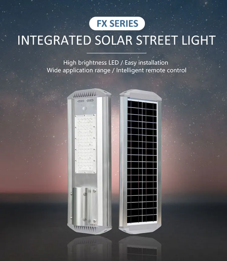 Solar power lights 40w 60w 80w 100w high lumen Waterproof ip67 solar street light manufacturer price