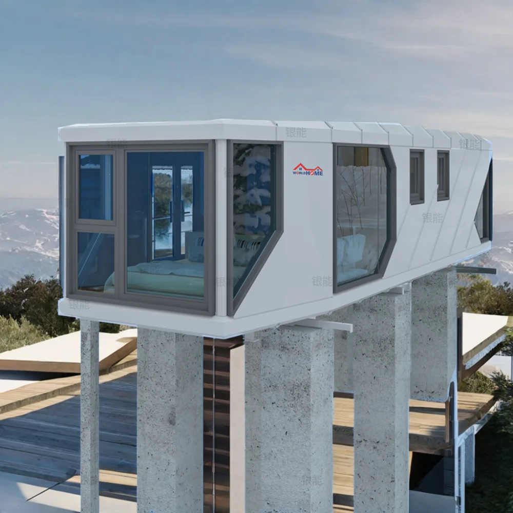 Modern Tiny Mobile Home Steel structure mobile outdoor office creative villa prefab houses