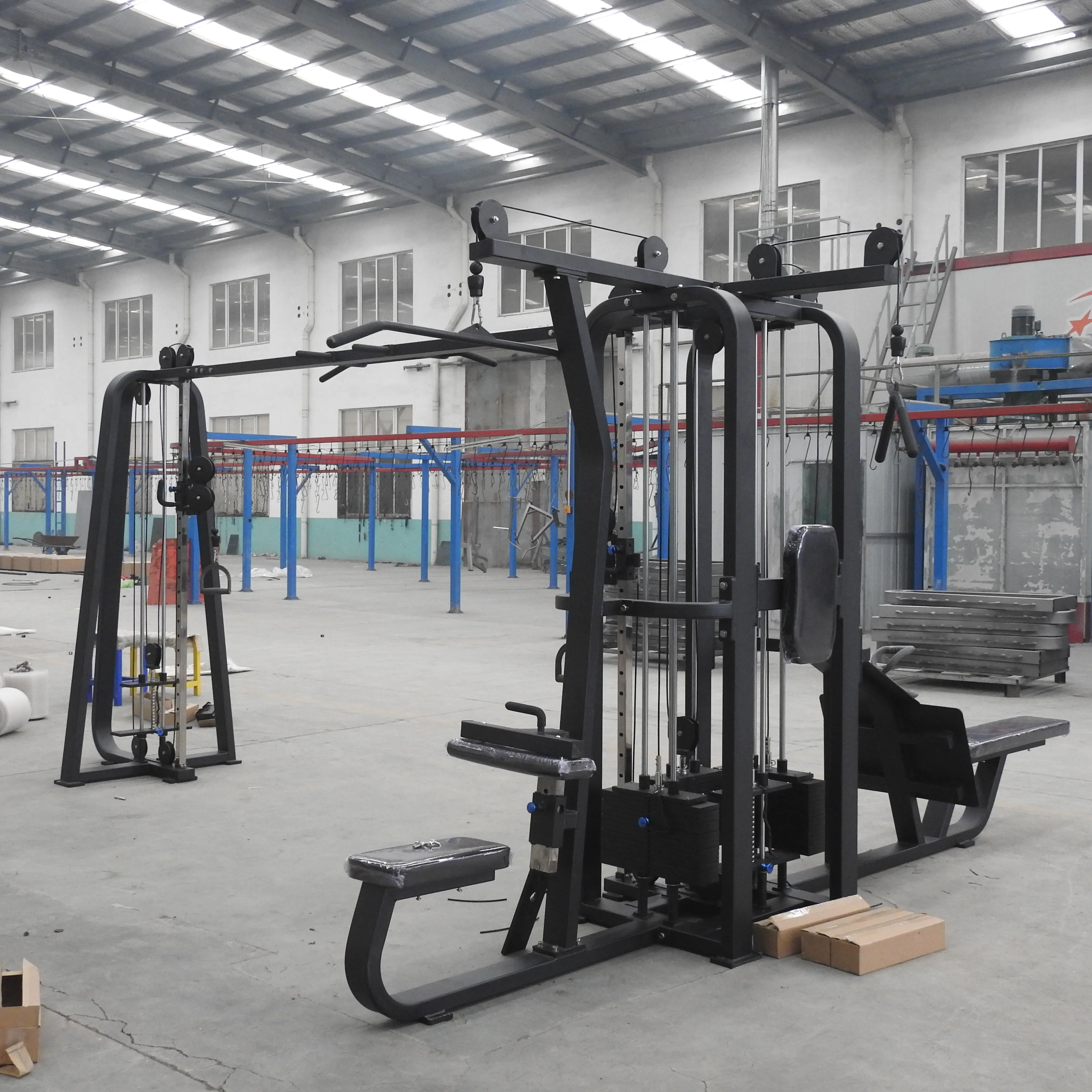 Professional Exercise Fitness Machine Commercial Gym Equipment Multi-functional Trainer 5 Station