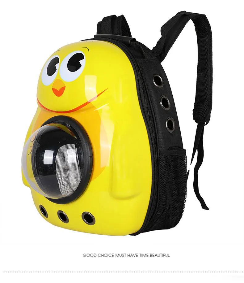 New Style Pet Convenient And Breathable Pet Bags Double Shoulder Cat Dog Space Capsule Bag Pet Backpack Supplies